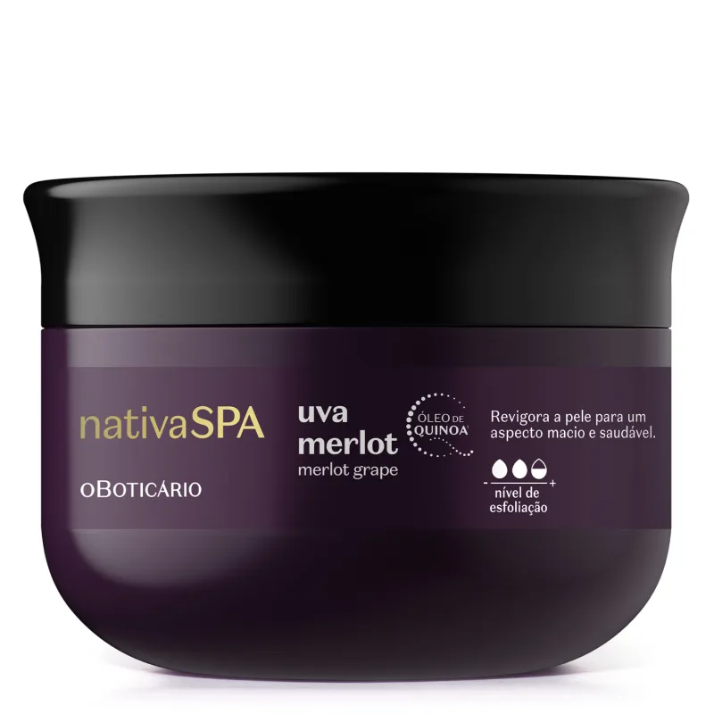 Esfoliante Corporal Nativa Spa Uva Merlot