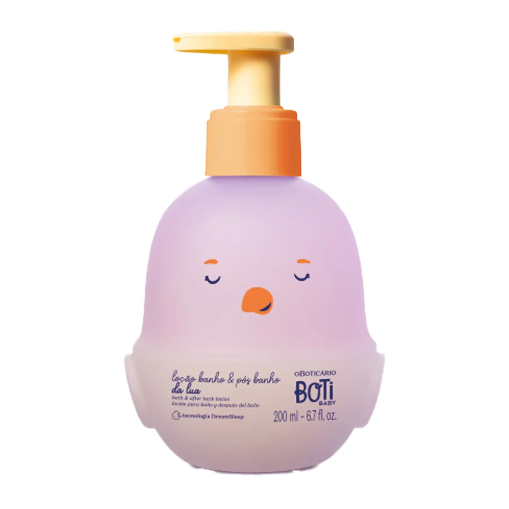 Loção Corporal Banho e Pós-Banho Boti Baby Lua